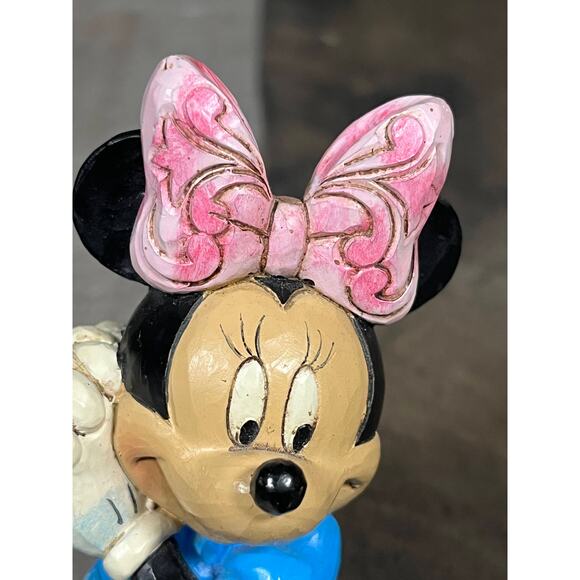 Disney Traditions Jim Shore 2013 Minnie Mouse Carved by Heart Figurine 4033289 - Picture 2 of 7
